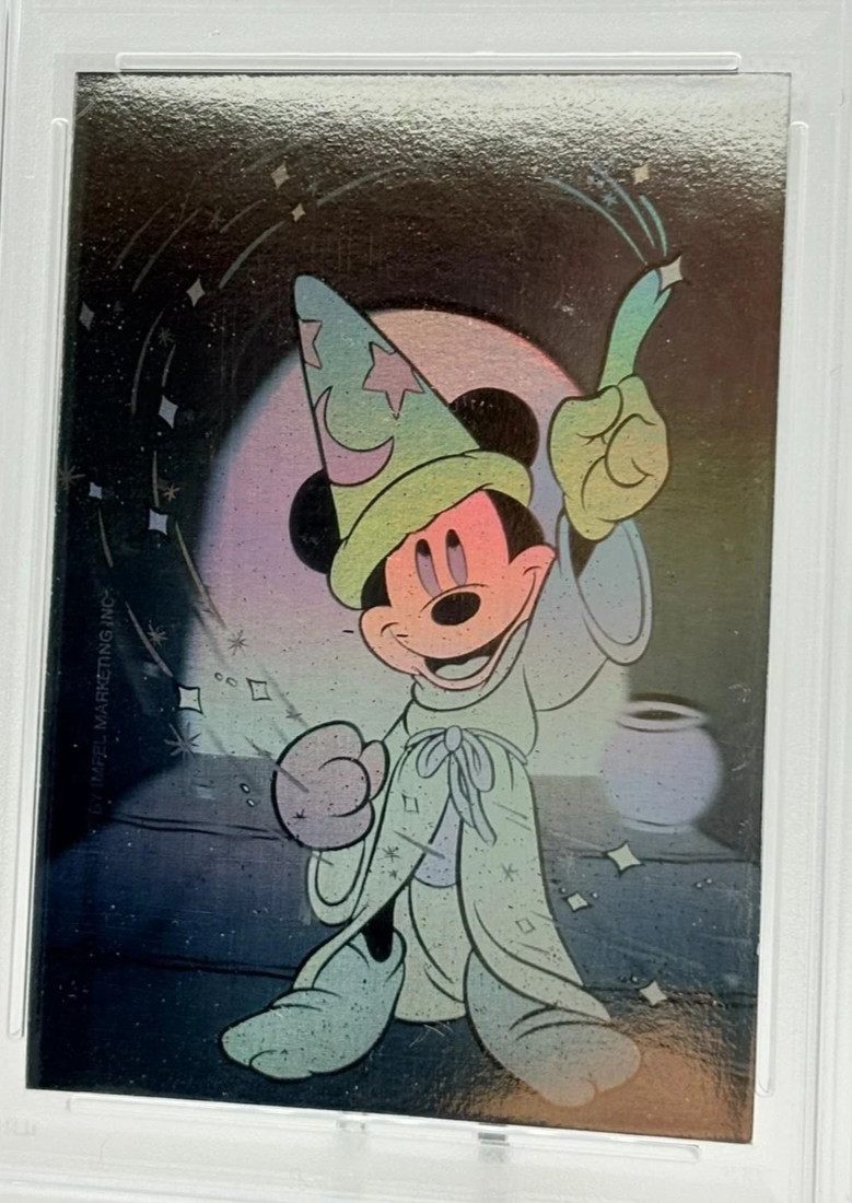 Disney Mickey Mouse 1991 Impel Hologram Fantasia Card MINT Disney Mickey Mouse 1991 Impel Hologram Fantasia Card MINT
