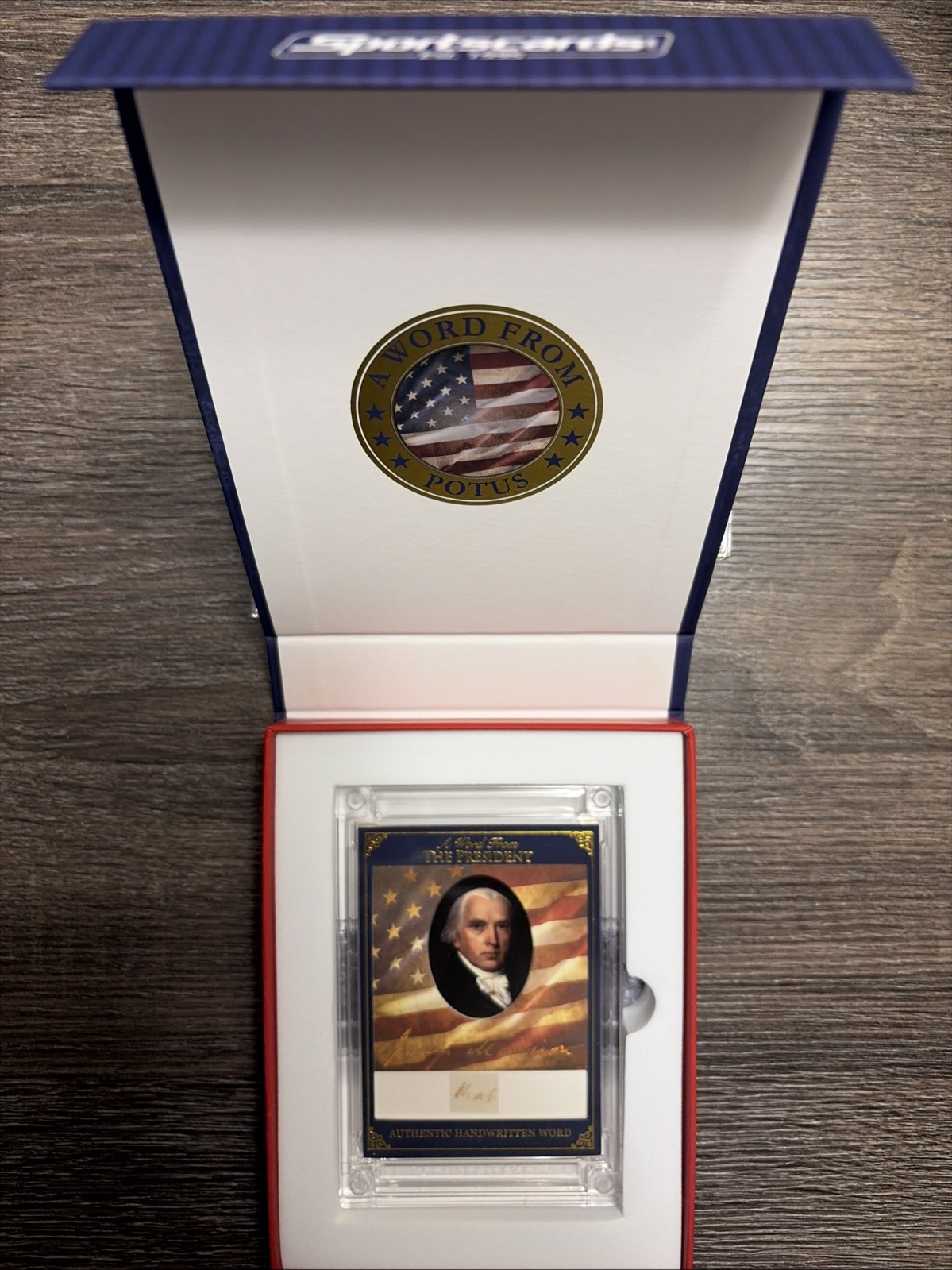 2025 POTUS A Word From The President James Madison Handwritten Word Rare Ink 2025 POTUS A Word From The President James Madison Handwritten Word Rare Ink