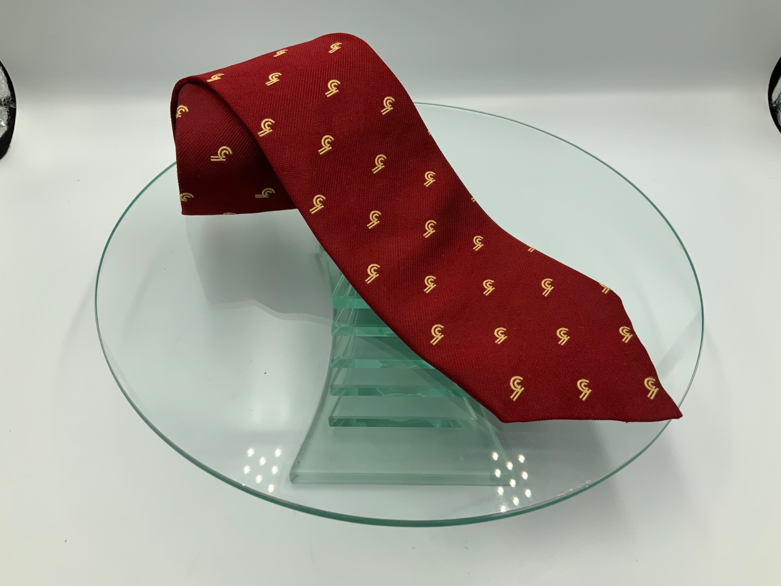 Conrail VTG Men’s Tie Alynn brand RAILROAD TRAINS DARK RED W/GOLD 3.5”x57” EUC Conrail VTG Men’s Tie Alynn brand RAILROAD TRAINS DARK RED W/GOLD 3.5”x57” EUC