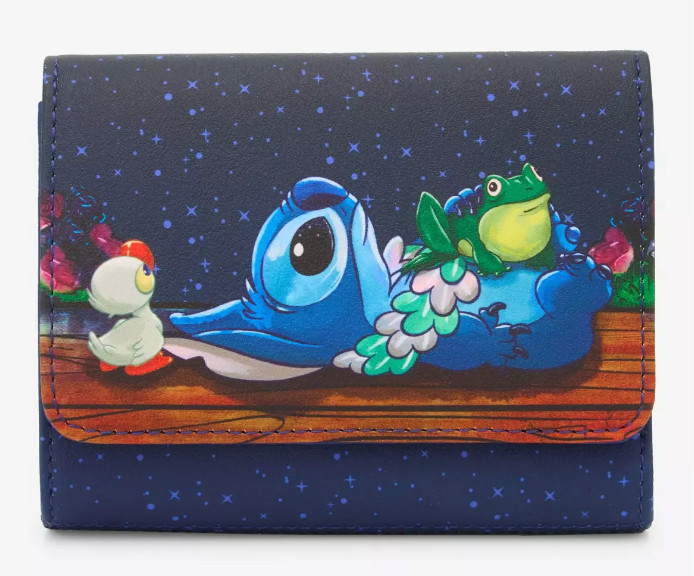 Loungefly Disney Stitch Stargazing Mini Flap Navy Blue Wallet NEW WITH TAGS Loungefly Disney Stitch Stargazing Mini Flap Navy Blue Wallet NEW WITH TAGS
