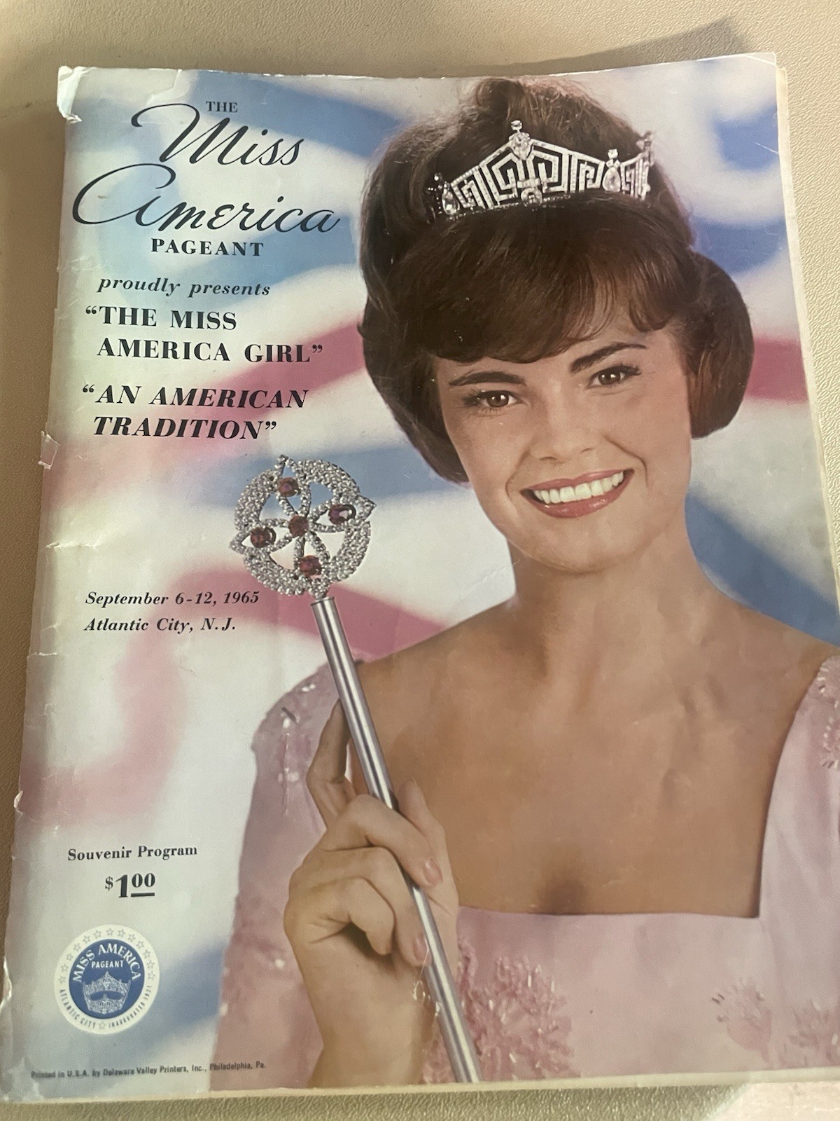 1965 MISS AMERICA Beauty Pageant Program-DEBORAH BRYANT Crowned-RARE FN 1965 MISS AMERICA Beauty Pageant Program-DEBORAH BRYANT Crowned-RARE FN