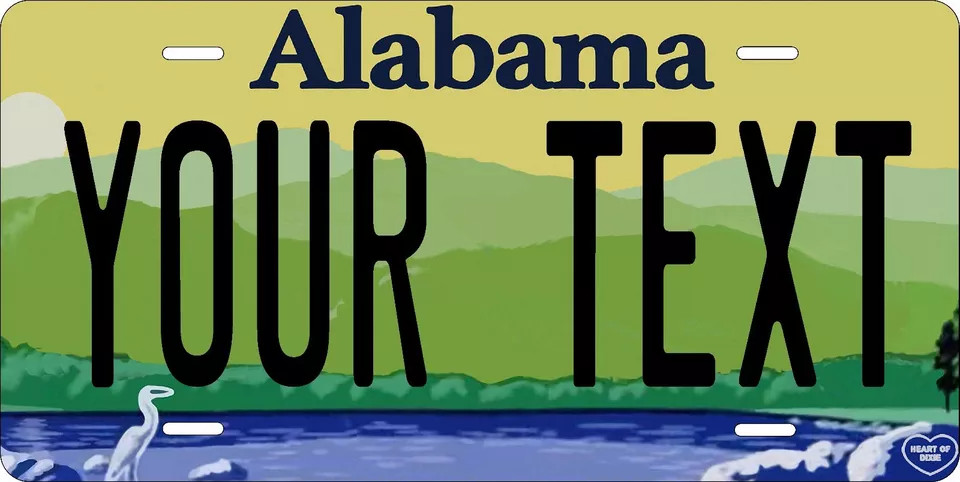 Any State Any Text 250 Custom License Plate Personalized US Canada Mexico Any State Any Text 250 Custom License Plate Personalized US Canada Mexico