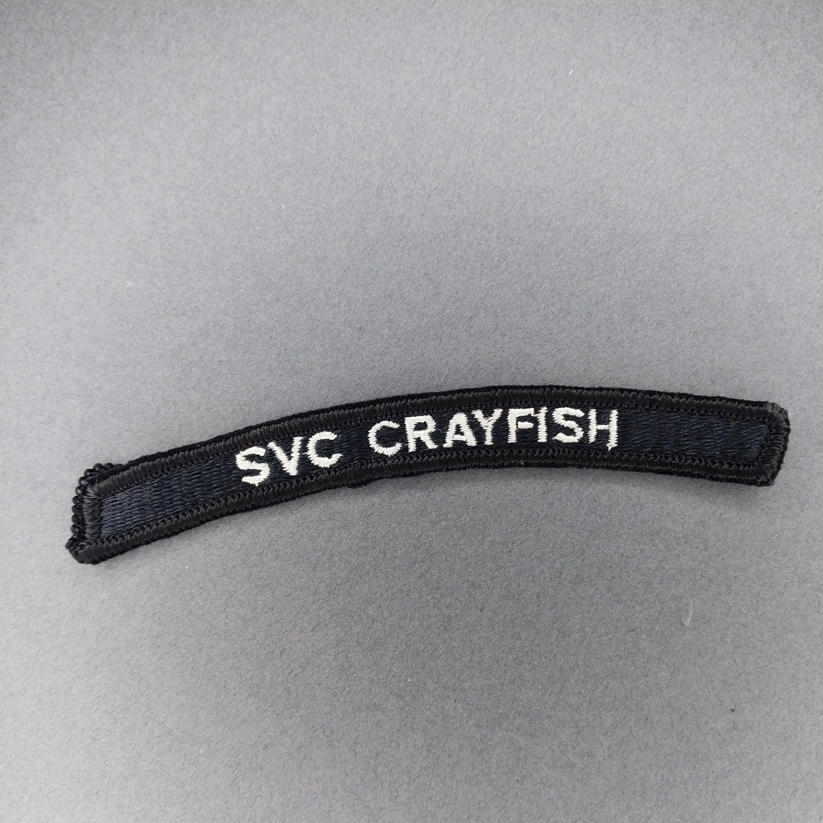 SVC Crayfish Tab Rocker Ribbon 5" Patch