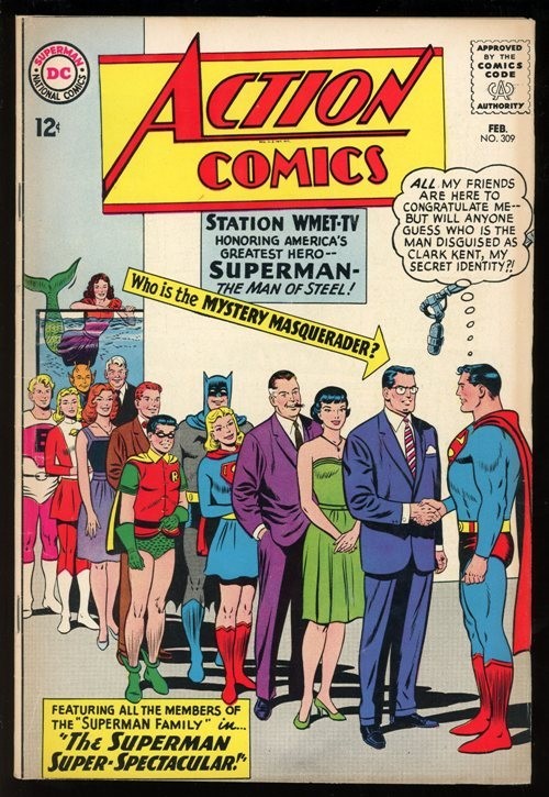 Action Comics (1938) # 309 John F. Kennedy, Supergirl 1964 VG *RARE* Action Comics (1938) # 309 John F. Kennedy, Supergirl 1964 VG *RARE*