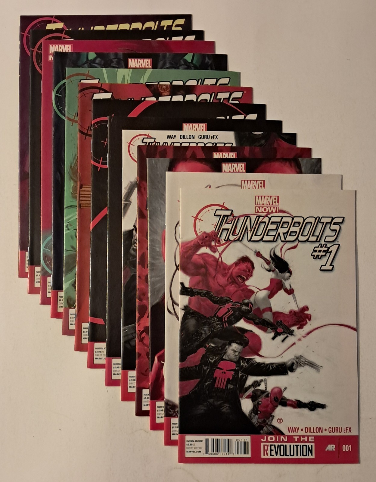Thunderbolts #1-13 (Punisher, Elektra, Deadpool) 2012 Thunderbolts #1-13 (Punisher, Elektra, Deadpool) 2012