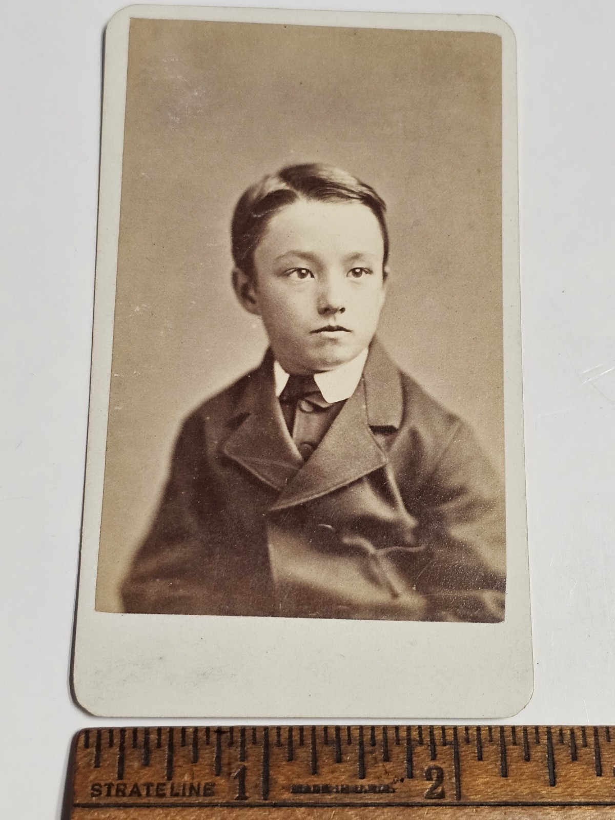 c1860s-70s CDV Boy Portrait Manchester Bros Providence RI Victorian Photo c1860s-70s CDV Boy Portrait Manchester Bros Providence RI Victorian Photo