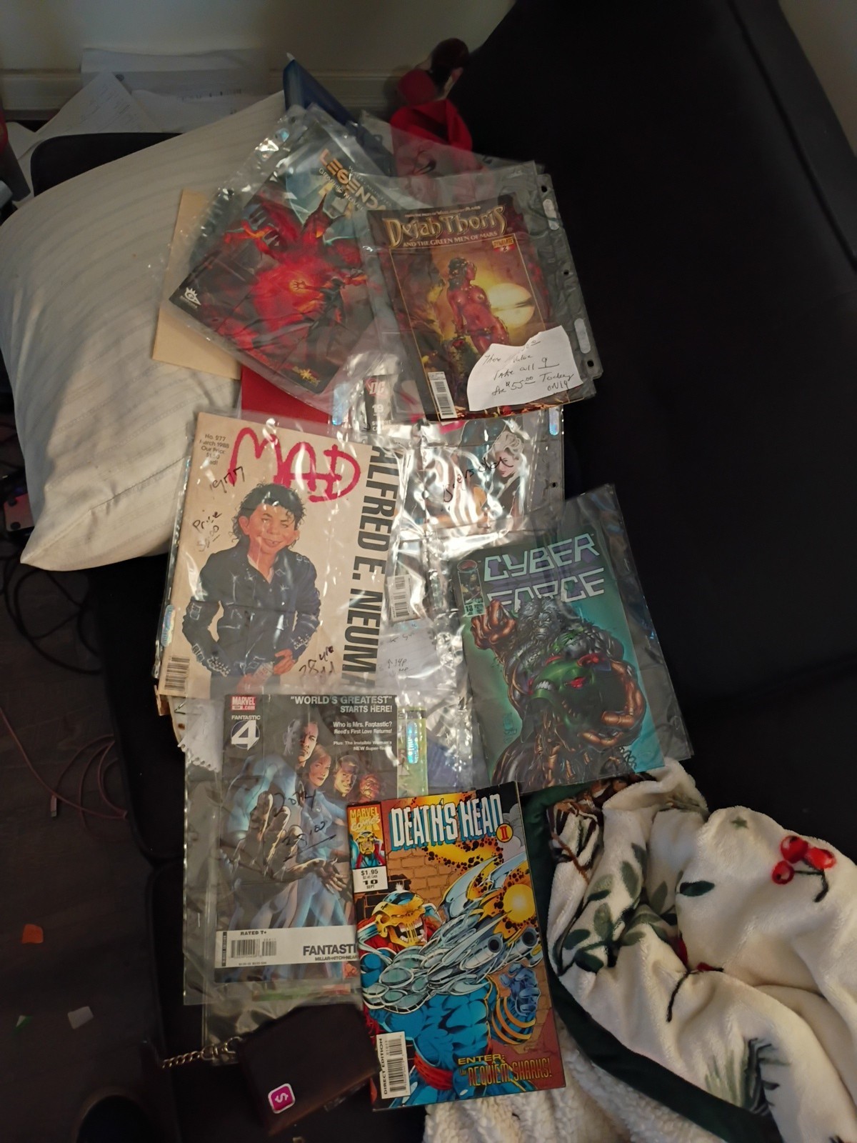 Comic Book Collection Including Marvel and Death's Head Titles 9 comic book Comic Book Collection Including Marvel and Death's Head Titles 9 comic book
