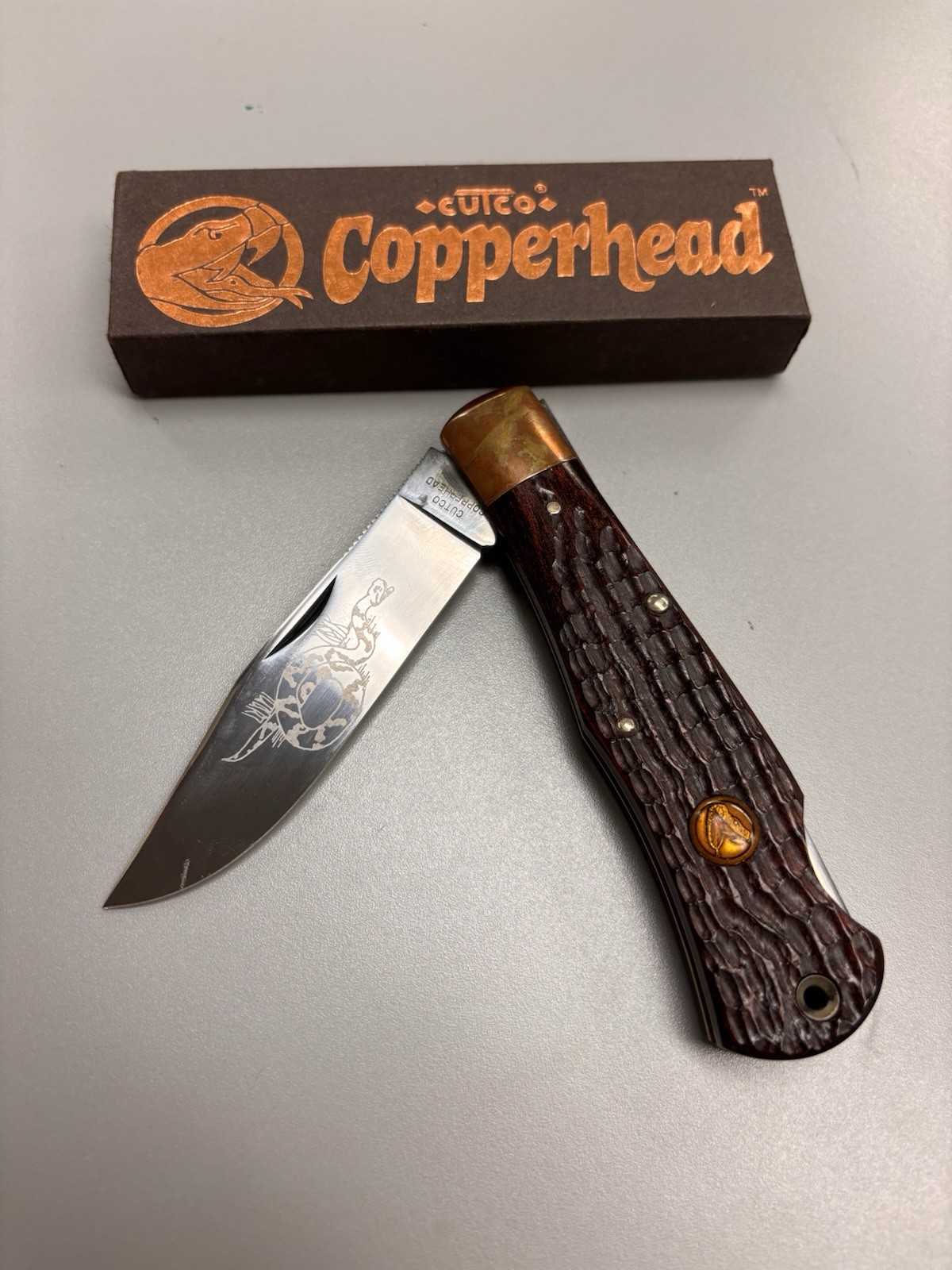 Rare Vintage Cutco Copperhead Lockback Knife 1846 New Old Stock Complete Box Set Rare Vintage Cutco Copperhead Lockback Knife 1846 New Old Stock Complete Box Set