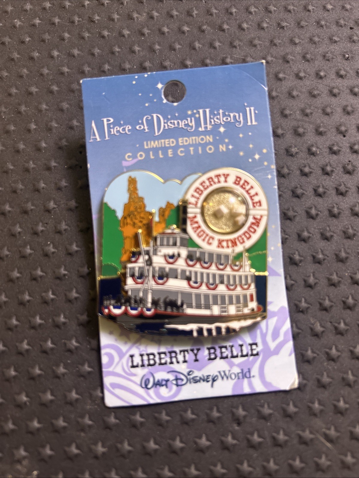 Walt Disney World Liberty Belle Riverboat Piece of History Pin Retired 2006 Walt Disney World Liberty Belle Riverboat Piece of History Pin Retired 2006