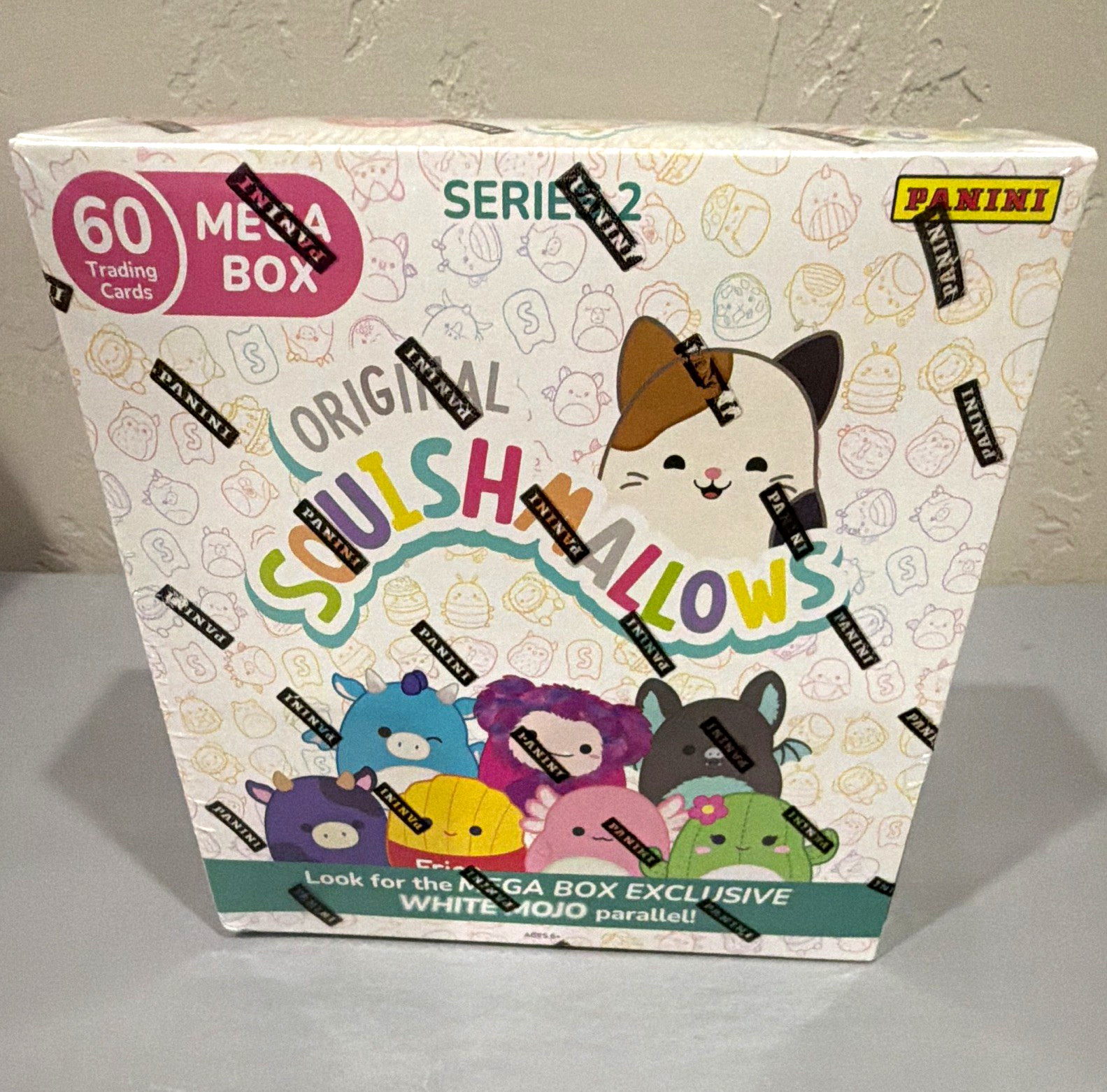Panini 2025 Squishmallows Series 2 Mega Box 60 Cards Base/Parallel/Insert Panini 2025 Squishmallows Series 2 Mega Box 60 Cards Base/Parallel/Insert