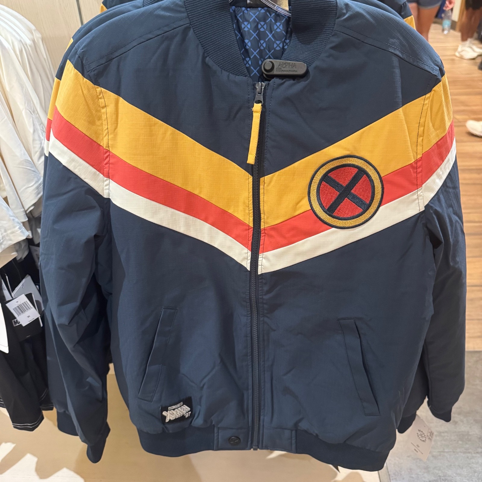 2026 D23 Disney Parks Heroes & Villains Marvel X-Men ‘97 Bomber Jacket Adult NWT