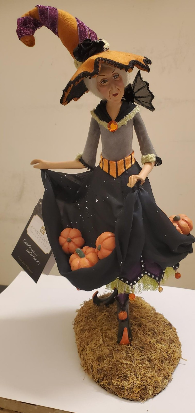 Katherine’s Collection Grandin Road BEWITCHING FIGURE ESTHER Witch Halloween