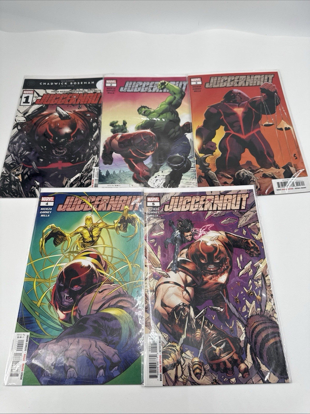 Juggernaut #1-5 Complete Set (2020-2021) Marvel Comics Ships Fast