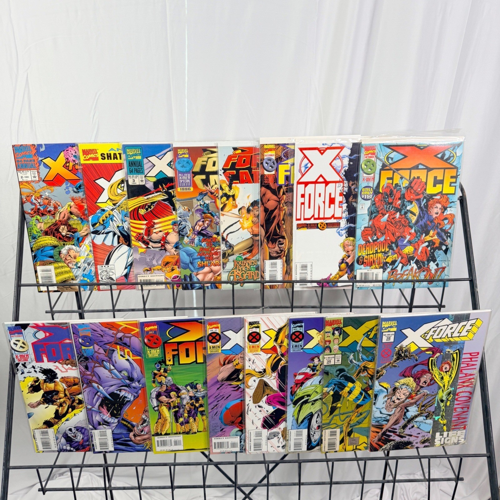 Marvel X-Force 38-42 44-49 Annuals 1-3 1996-1997 Lot Deadpool X-Men 90s Marvel X-Force 38-42 44-49 Annuals 1-3 1996-1997 Lot Deadpool X-Men 90s