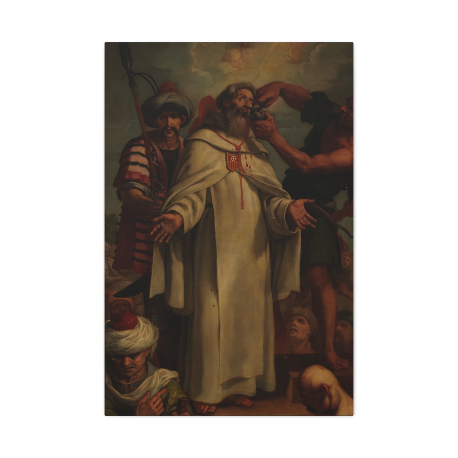 Carducho, Vicente - Martirio de san Ramón Nonato - Canvas Wall Art Carducho, Vicente - Martirio de san Ramón Nonato - Canvas Wall Art