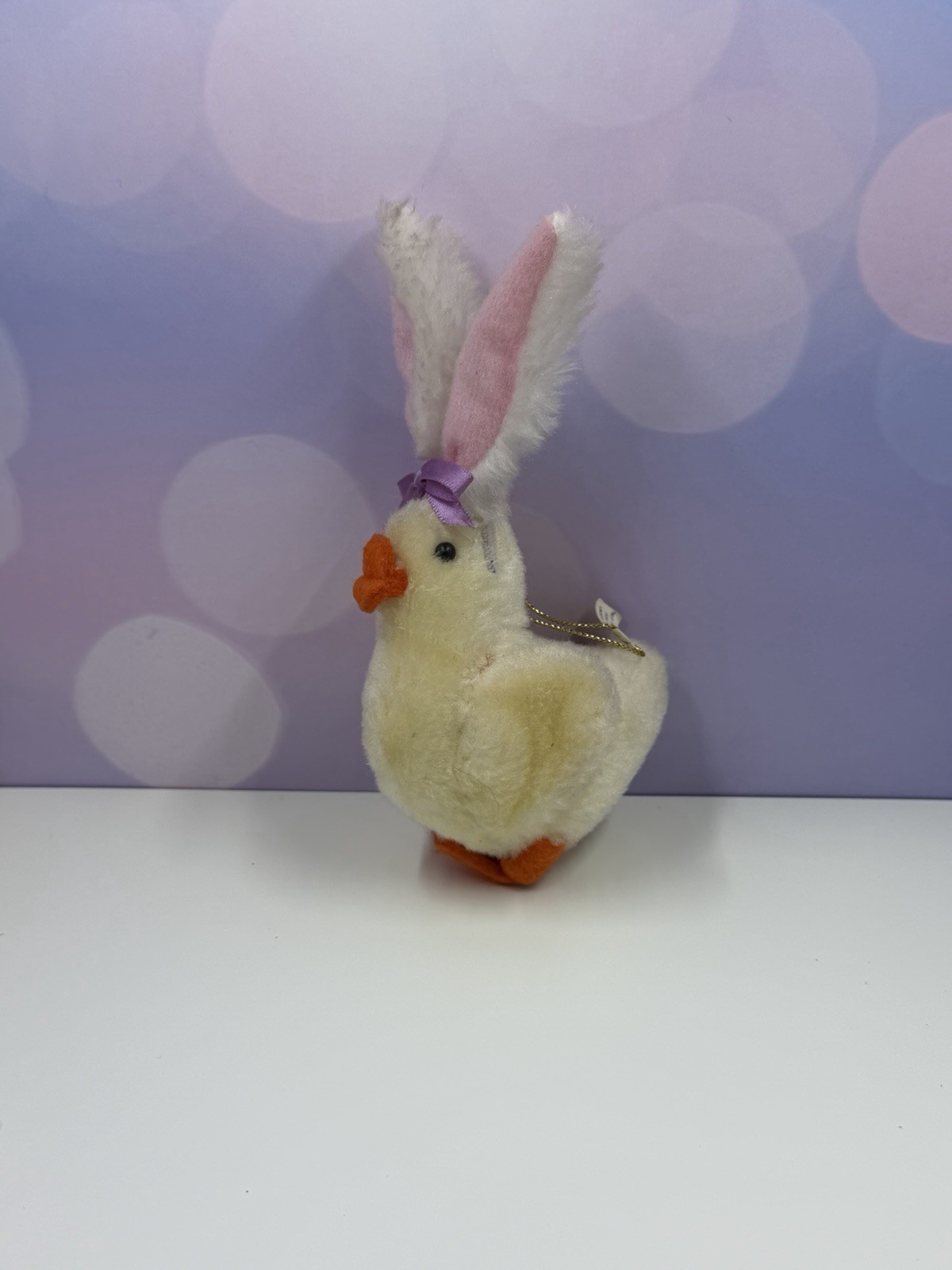 Schmid Vintage 1980s Easter Chick Plush Ornament 6” Schmid Vintage 1980s Easter Chick Plush Ornament 6”
