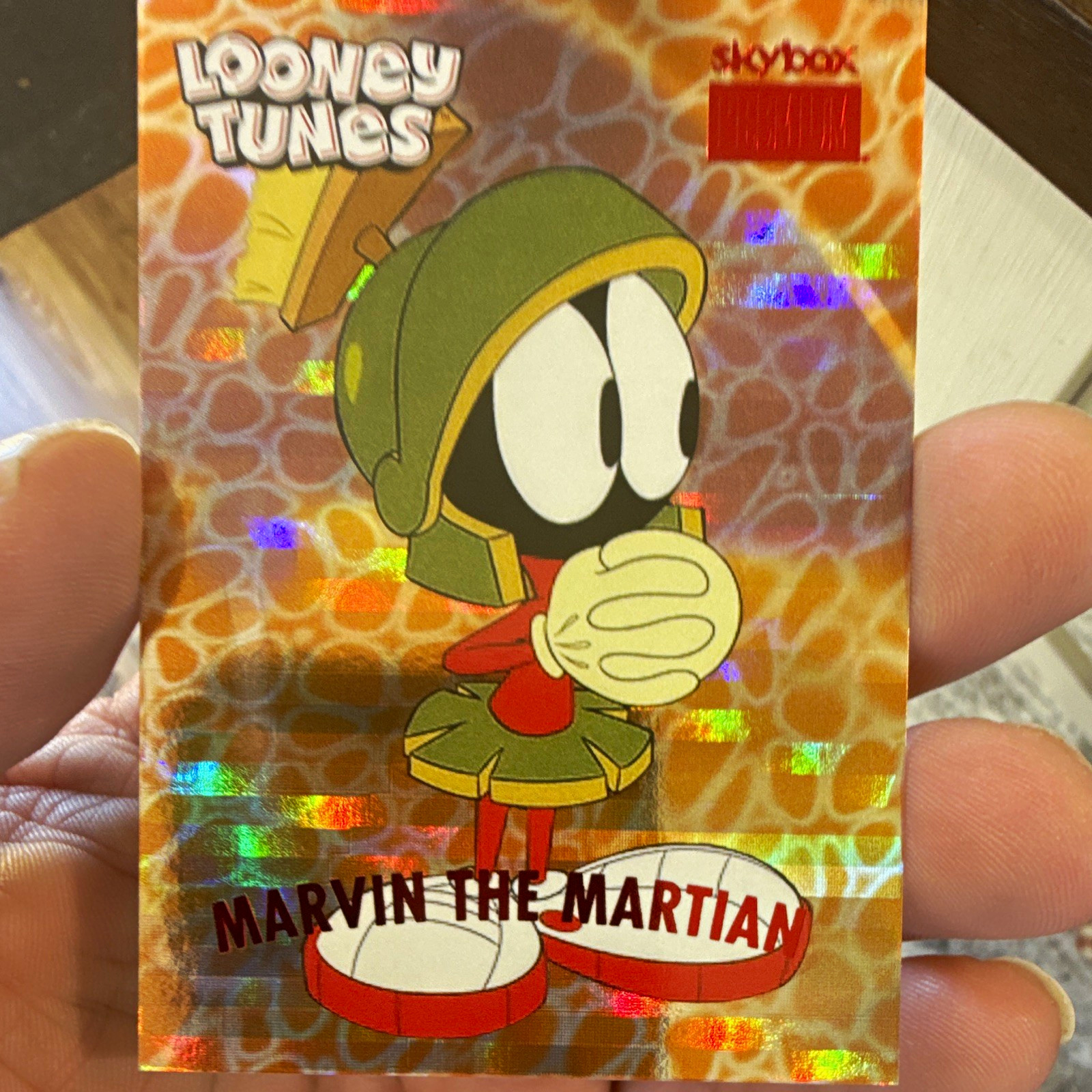 2024 Fleer Retro Looney Tunes Skybox Star Rubies SR-26, numbered 46/50 2024 Fleer Retro Looney Tunes Skybox Star Rubies SR-26, numbered 46/50