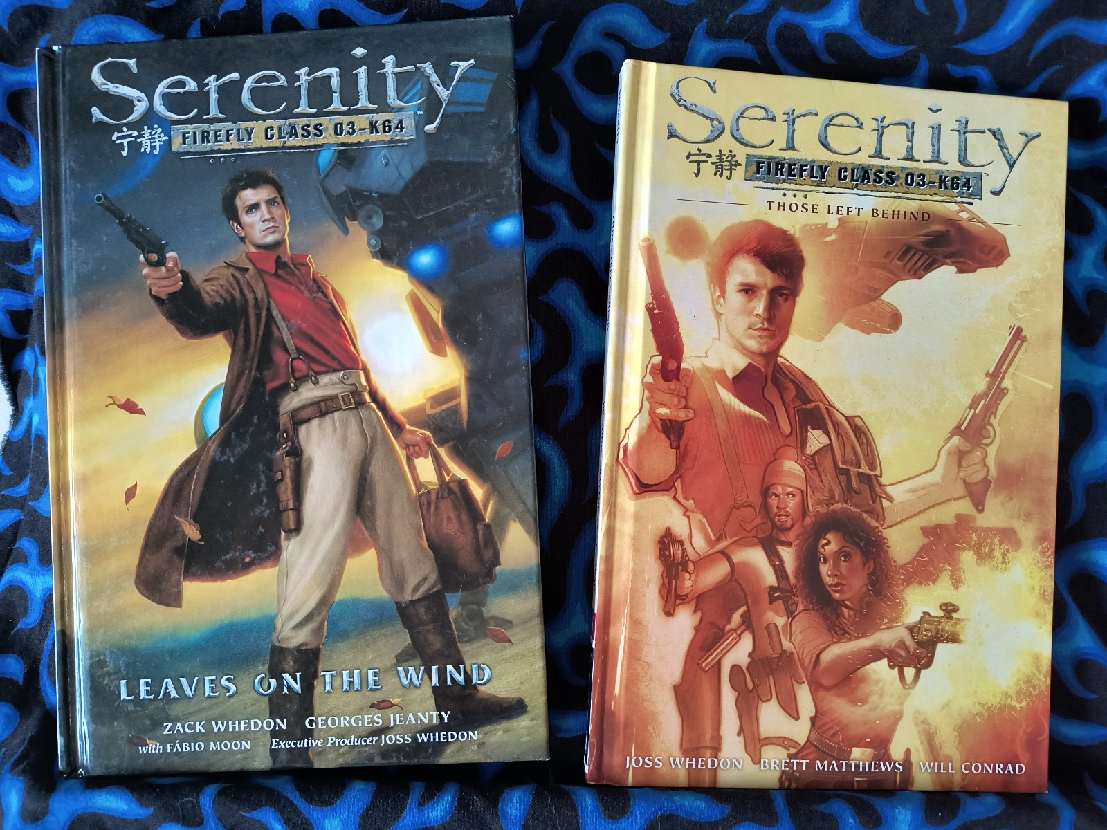 Serenity Leaves on the Wind 1st ed. AND Those Left Behind HardbckGraphicNovels Serenity Leaves on the Wind 1st ed. AND Those Left Behind HardbckGraphicNovels