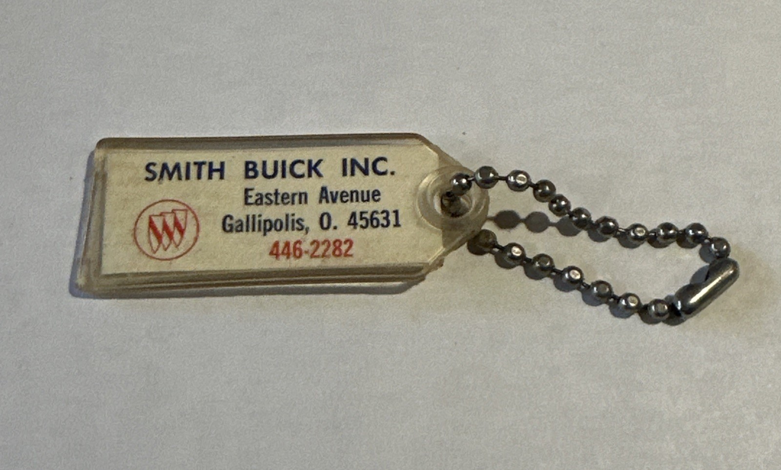 Vintage Smith Buick Automobile Advertising Keychain Gallipolis Ohio Vintage Smith Buick Automobile Advertising Keychain Gallipolis Ohio