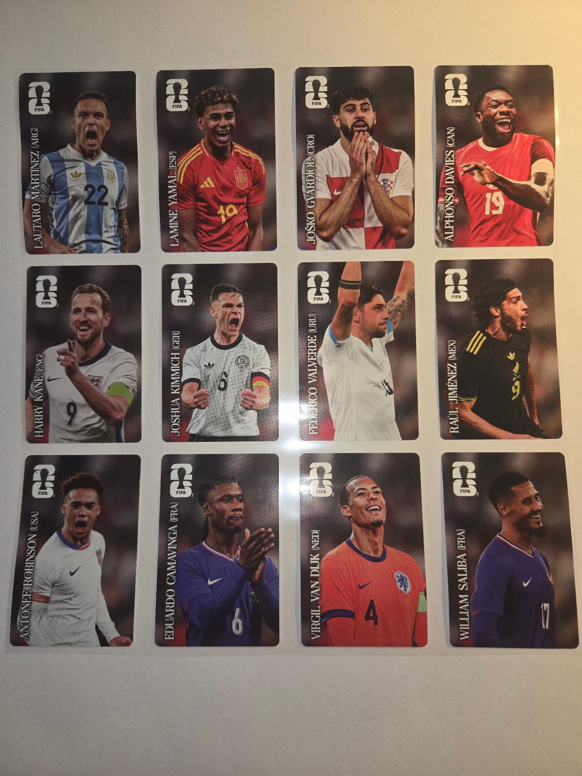 Panini Sticker World Cup World Cup 2026 Coca-Cola Sticker/ALL 12 NEW a. Original Foil Panini Sticker World Cup World Cup 2026 Coca-Cola Sticker/ALL 12 NEW a. Original Foil