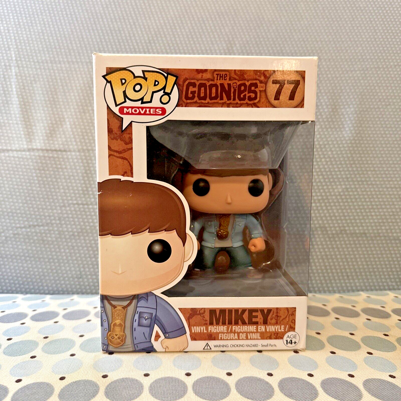 2013 Funko Pop Movies The Goonies - Mikey 4” Figure #77 w/Protector