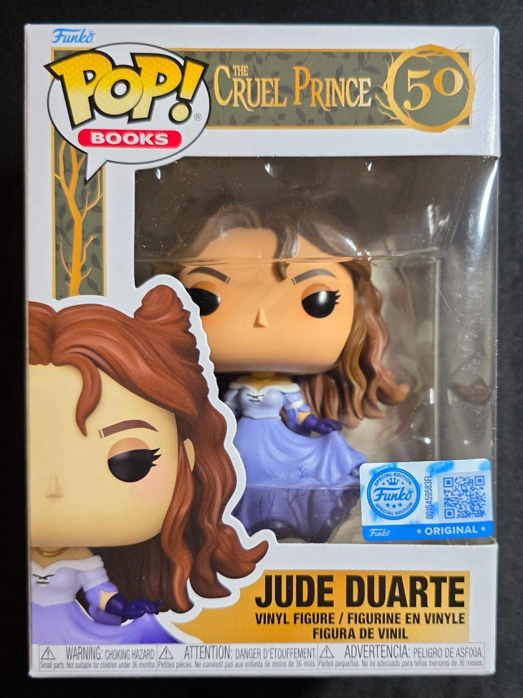 Funko Pop Folk of the Air, The Cruel Prince: Jude Duarte #50 With Protector Funko Pop Folk of the Air, The Cruel Prince: Jude Duarte #50 With Protector