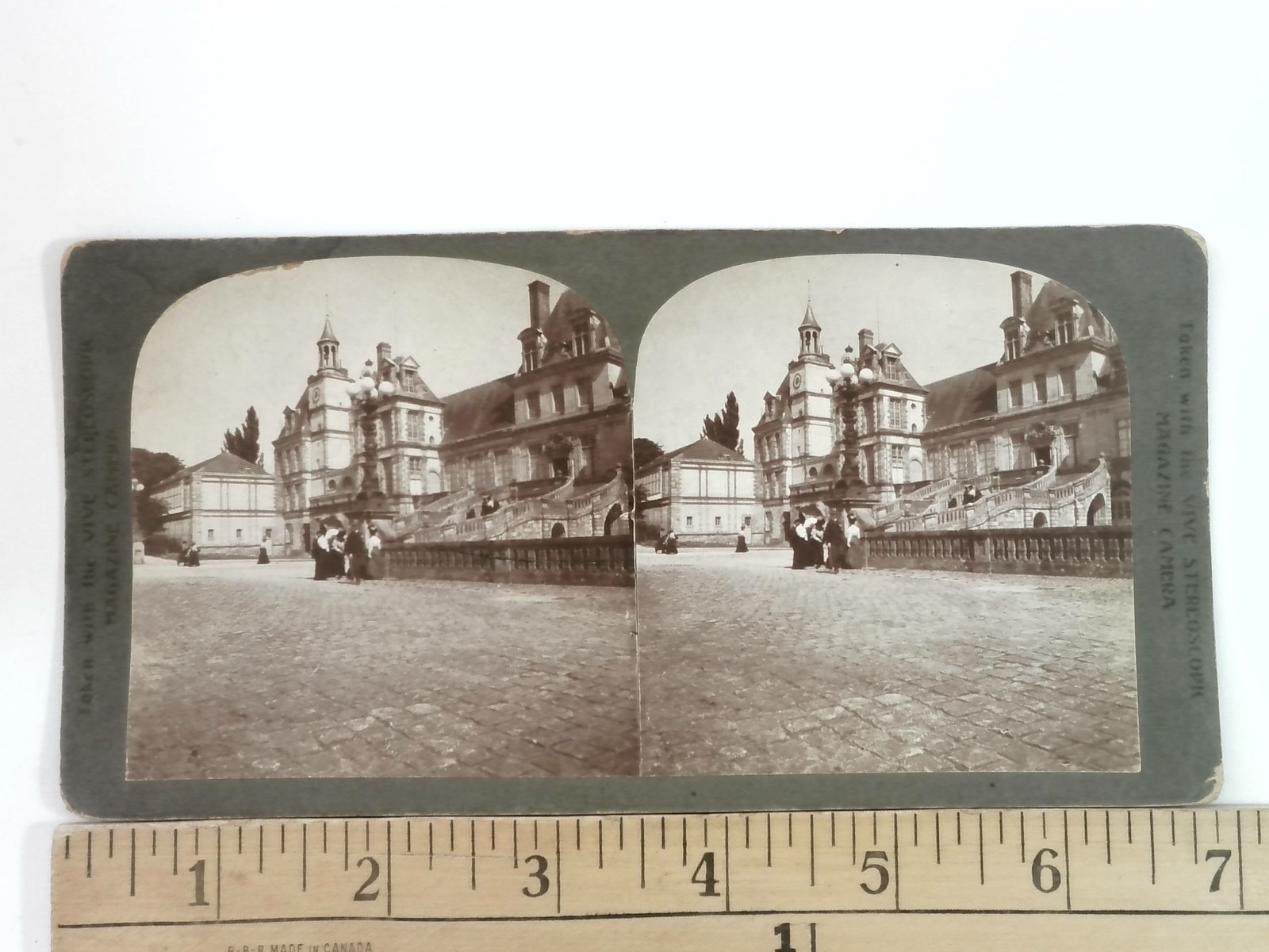 Chateau Fontainebleau Stereoview Vive Camera Co. 1900s France Architectural Chateau Fontainebleau Stereoview Vive Camera Co. 1900s France Architectural