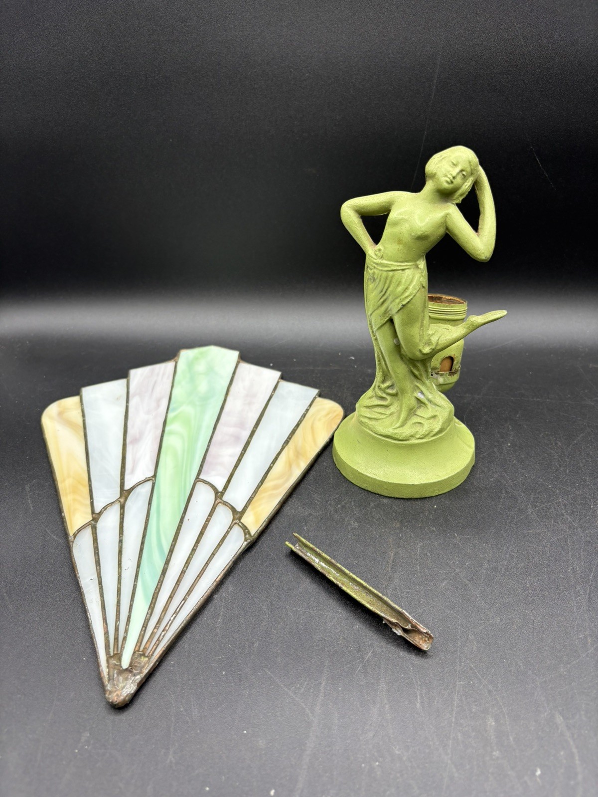 Old 1928 Frankart Art Deco Woman Lamp - AS IS (Read Description) Old 1928 Frankart Art Deco Woman Lamp - AS IS (Read Description)