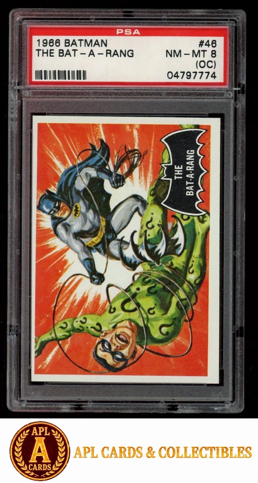 1966 Topps Batman The Batarang #46 PSA 8(OC) 1966 Topps Batman The Batarang #46 PSA 8(OC)