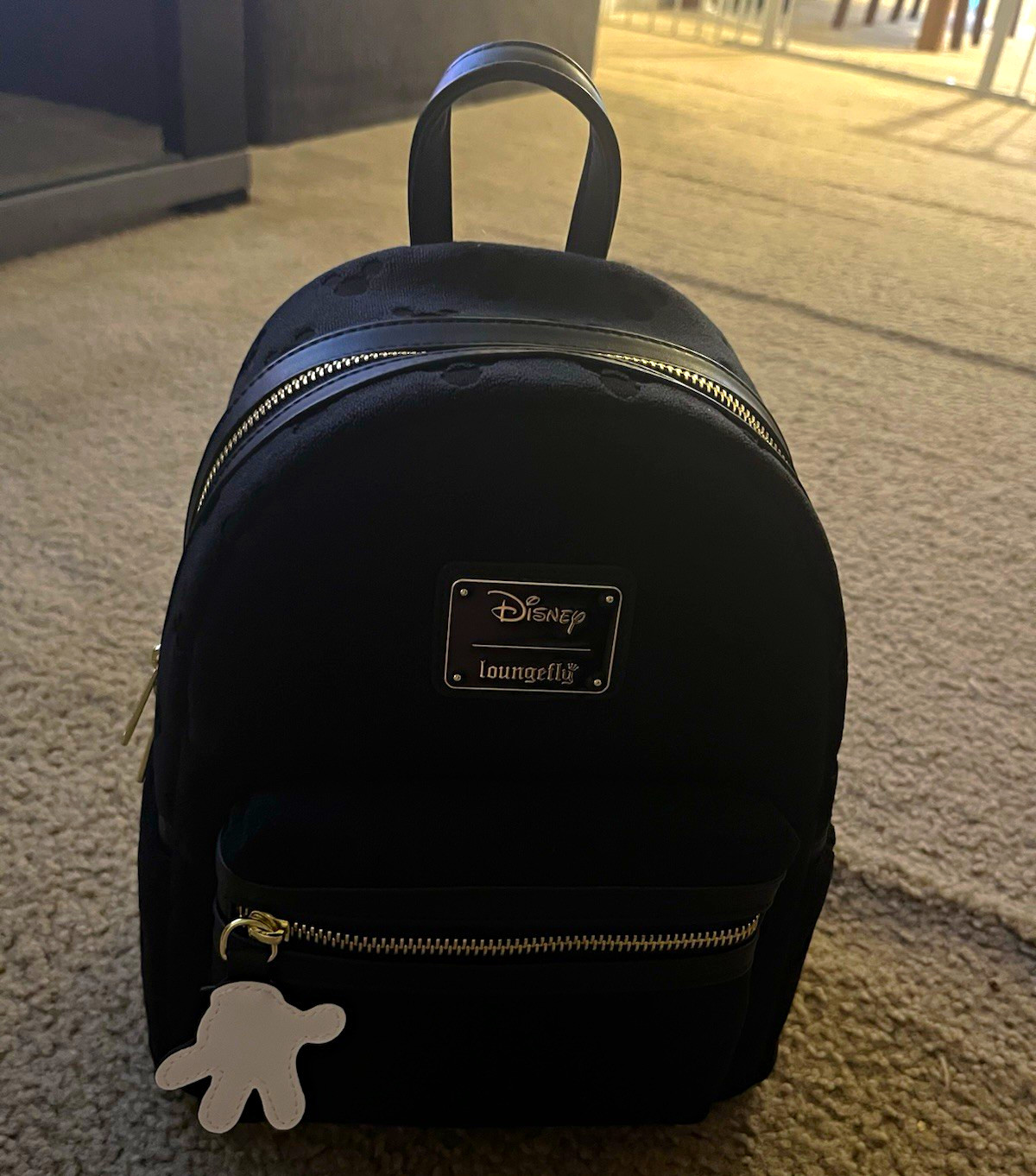 Loungefly Disney Haunted Mansion Mini Backpack - Black & White Colorway Loungefly Disney Haunted Mansion Mini Backpack - Black & White Colorway