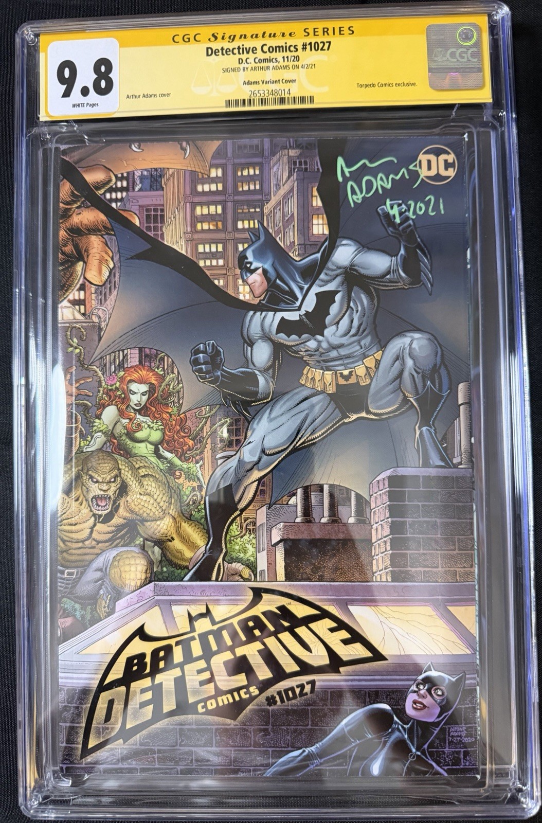 Detective Comics #1027 CGC 9.8 SS Arthur Adams Signed Torpedo Comics Variant Detective Comics #1027 CGC 9.8 SS Arthur Adams Signed Torpedo Comics Variant