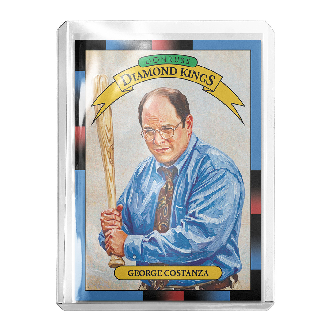 Custom George Costanza Seinfeld Diamond Kings Novelty 1988 Baseball Card Custom George Costanza Seinfeld Diamond Kings Novelty 1988 Baseball Card