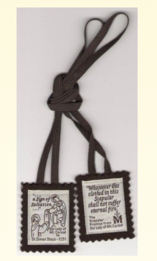 High Quality Hand Sewn Brown Scapular Catholic Mary Our Lady Mount Carmel High Quality Hand Sewn Brown Scapular Catholic Mary Our Lady Mount Carmel