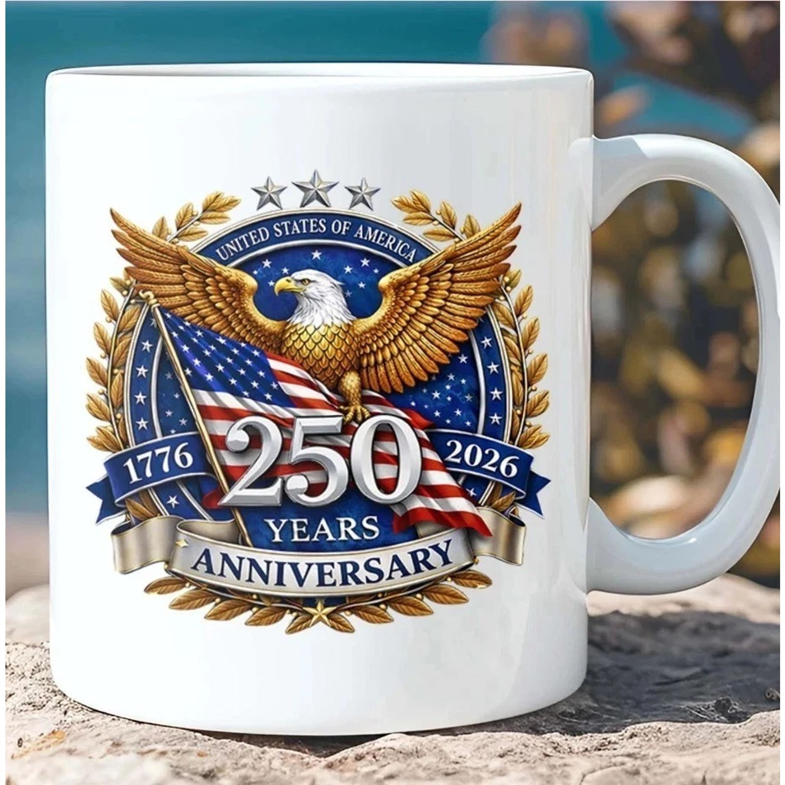 USA 250 Years Anniversary Mug Patriotic America 1776–2026 Coffee Mug FREESHIPS USA 250 Years Anniversary Mug Patriotic America 1776–2026 Coffee Mug FREESHIPS