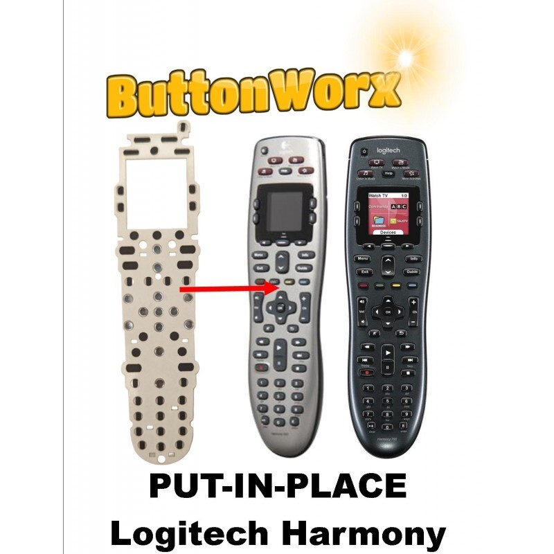 BUTTON REPAIR for Logitech Harmony 600 650 665 700 Remote Control Keypad