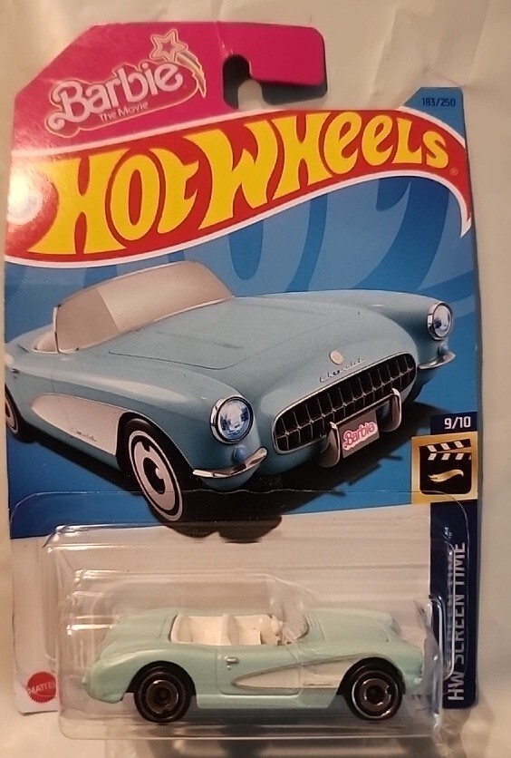 2023 Hot Wheels 1956 Corvette Barbie The Movie 2023 Hot Wheels 1956 Corvette Barbie The Movie