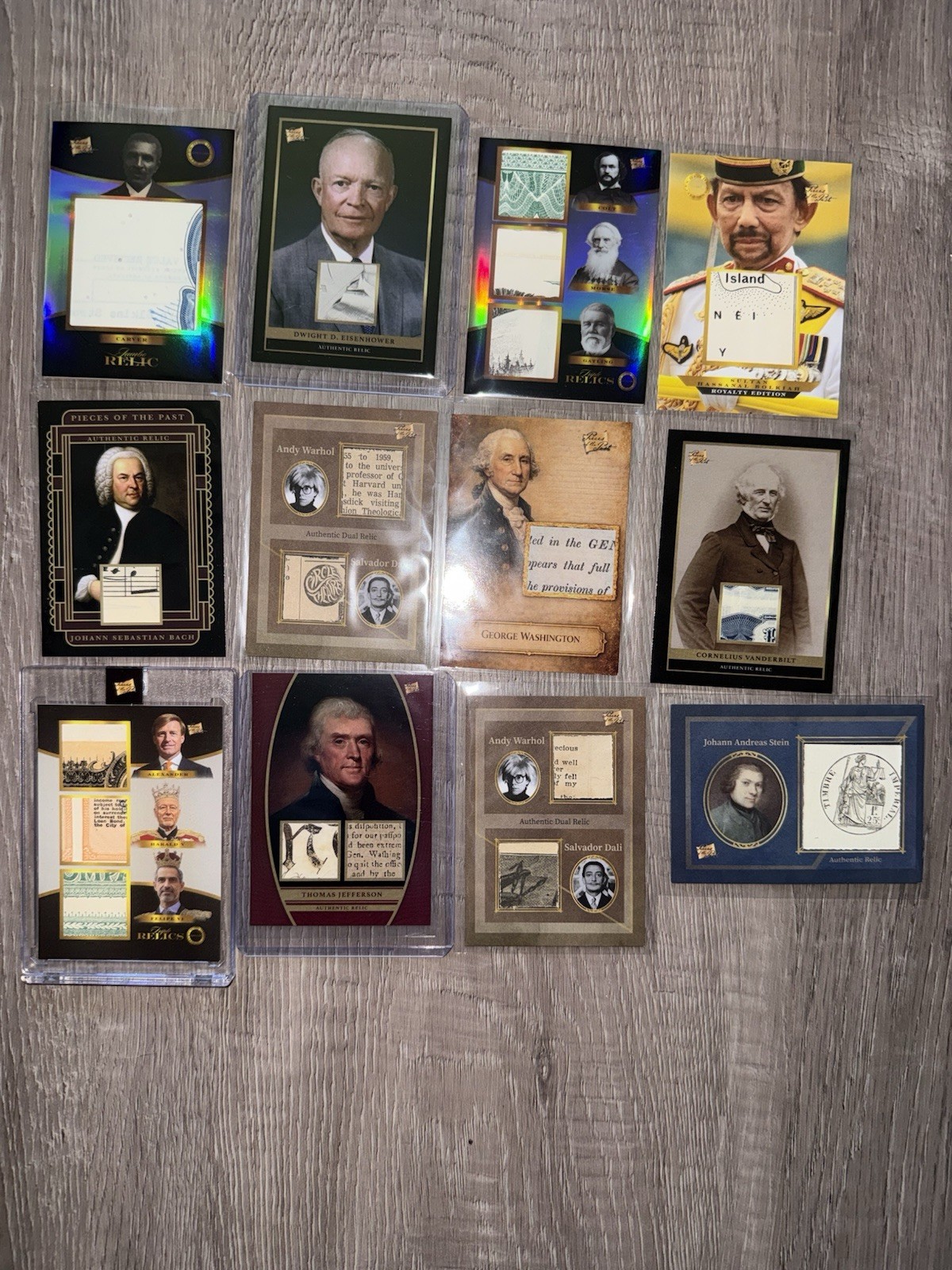 2024-2026 Pieces Of The Past 12 Card Unique Relics Lot (w/ GW Land Grant) 2024-2026 Pieces Of The Past 12 Card Unique Relics Lot (w/ GW Land Grant)