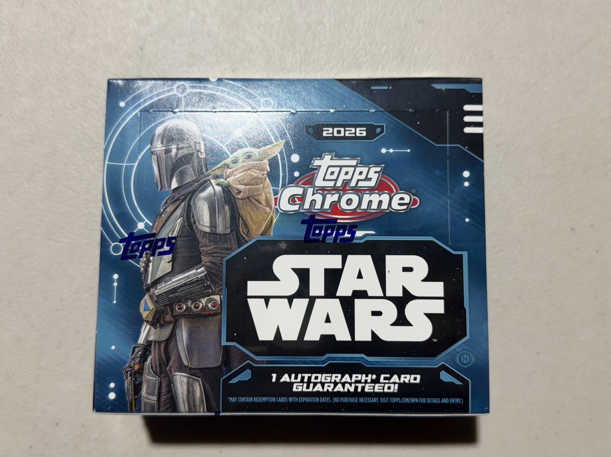 Topps 2026 Topps Chrome Star Wars Hobby Box - Sealed In hand