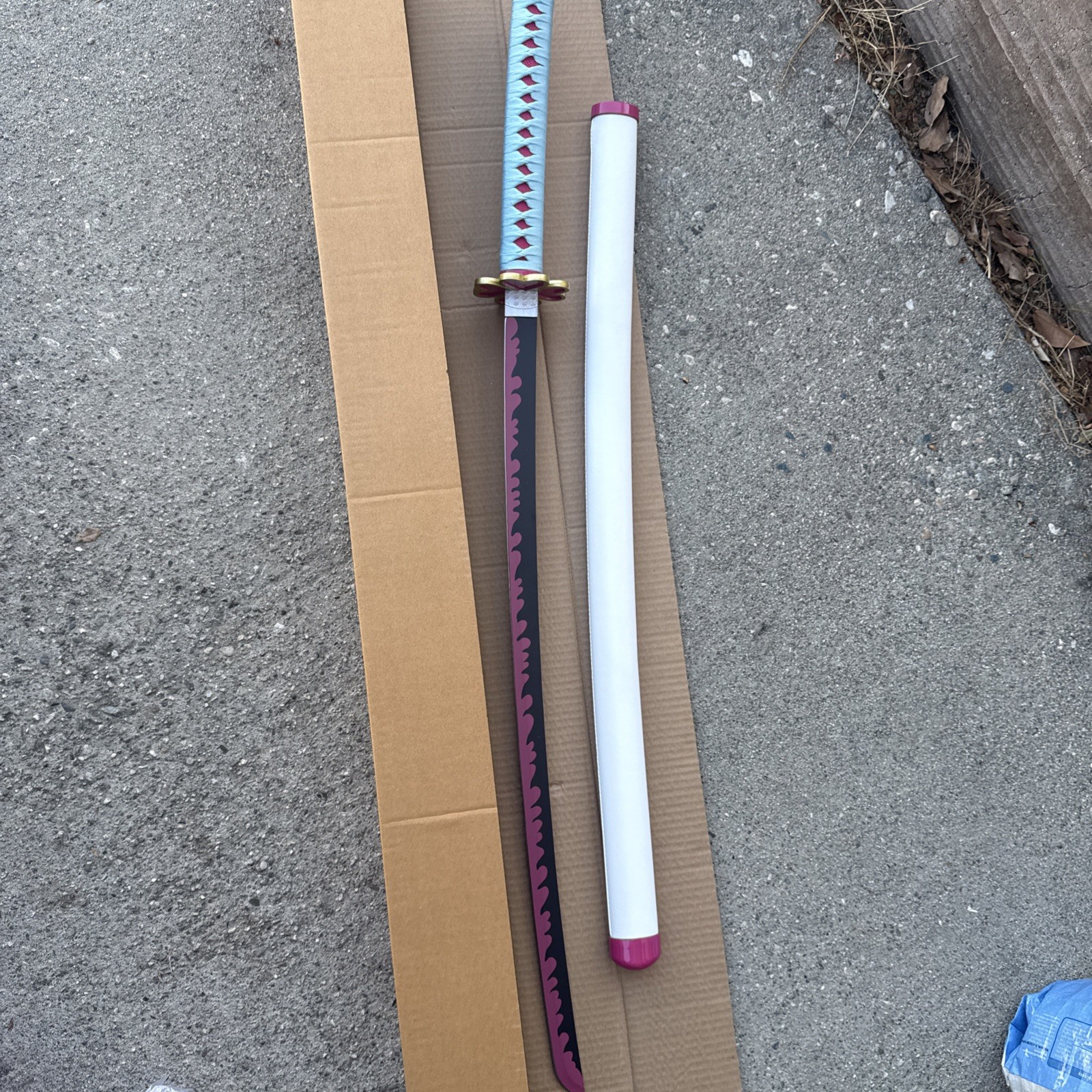 Mitsuri Kanroji Demon Slayer Katana Sword & Sheath Metal