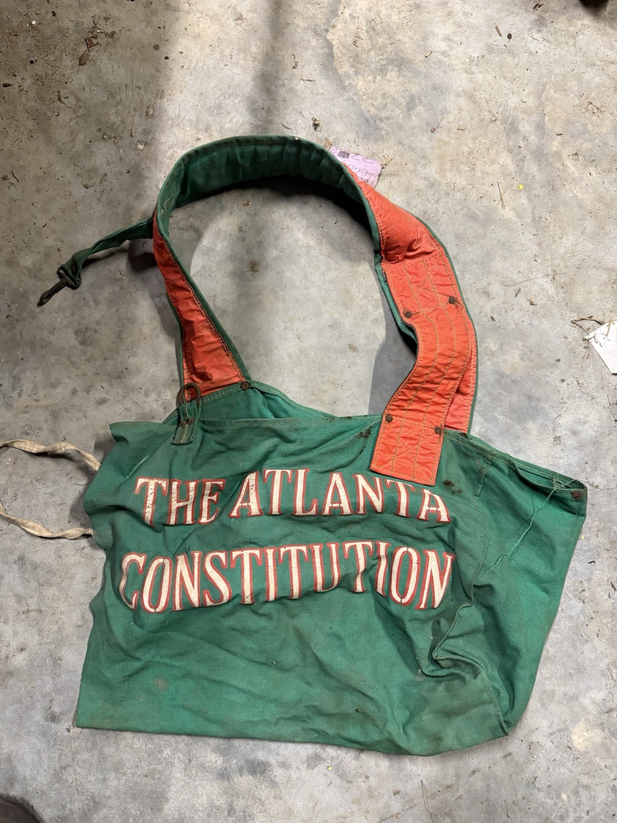 The Atlanta Constitutional Paper Boy Bag Vintage Rare The Atlanta Constitutional Paper Boy Bag Vintage Rare