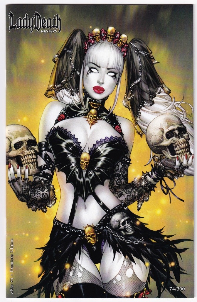 Lady Death Masters e.Bas #1 NM+ Eric Basaldua Premiere Edition Ltd 300 (2026) Lady Death Masters e.Bas #1 NM+ Eric Basaldua Premiere Edition Ltd 300 (2026)