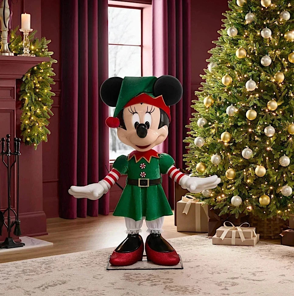 Disney 4 FT Animated Minnie Mouse Interactive Christmas Holiday Decoration Disney 4 FT Animated Minnie Mouse Interactive Christmas Holiday Decoration
