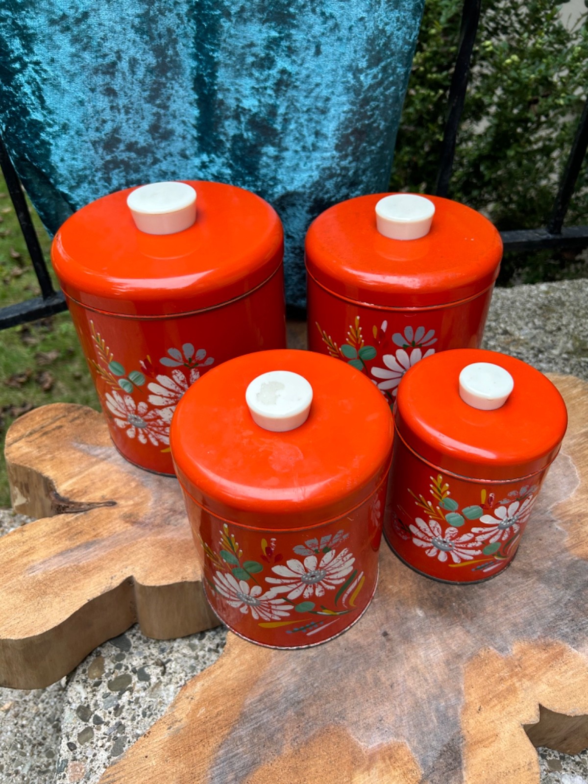 Vintage Ransburg cannister set Vintage Ransburg cannister set