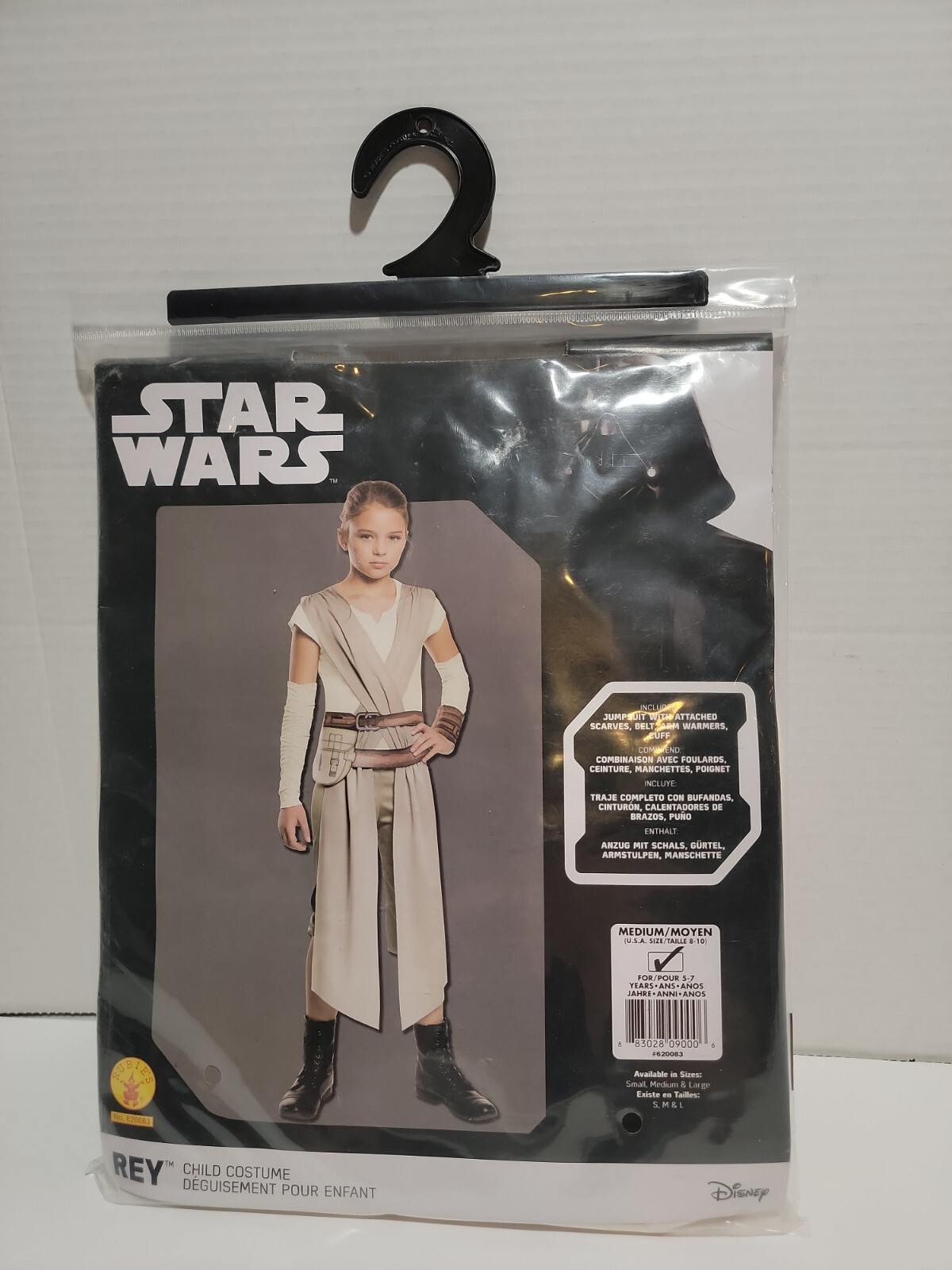 Rubie's Disney Star Wars Rey Costume - 620083 Size Medium  8-10 NWT