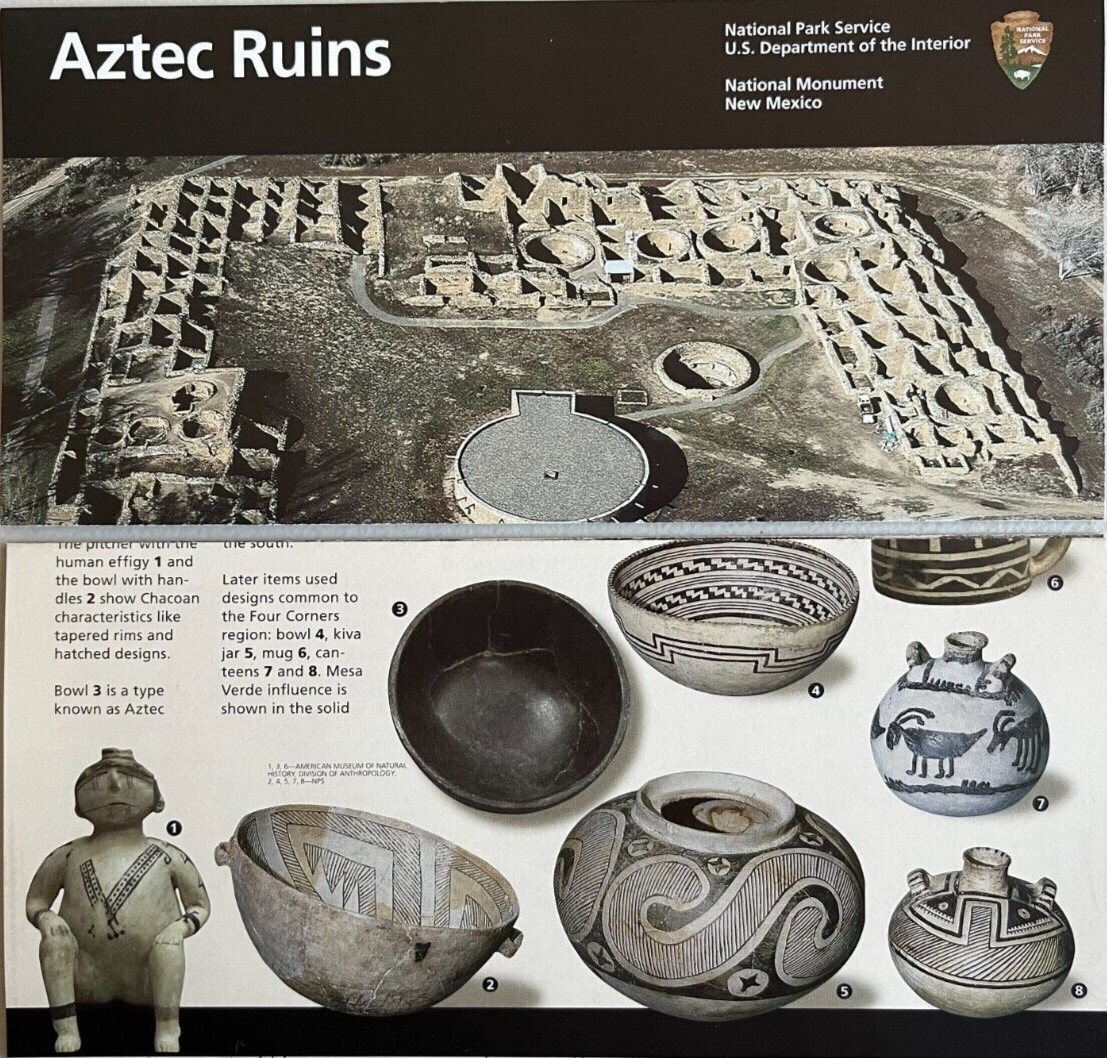 2026 AZTEC RUINS MONUMENT - NM NATIONAL PARK SERVICE UNIGRID BROCHURE ...