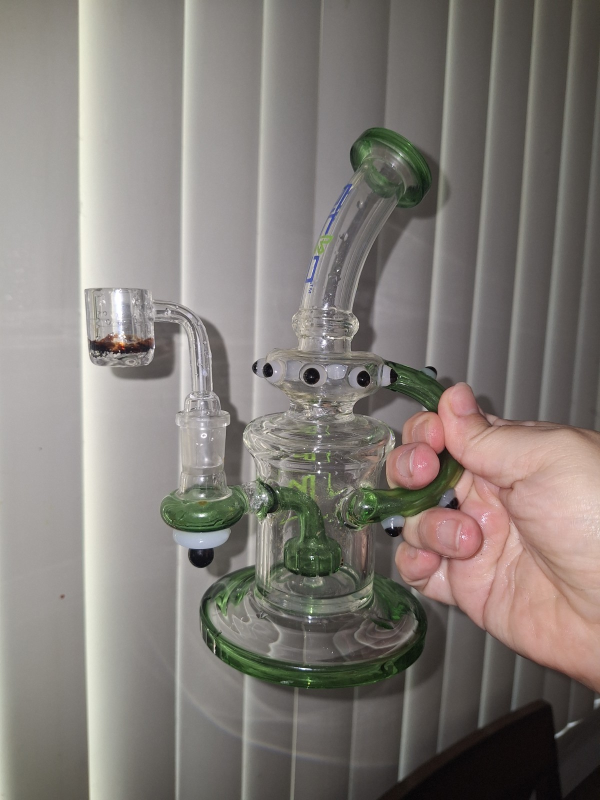 Sicko Glass Bong Pipe Thick Glass Great Quality Wax Sicko Glass Bong Pipe Thick Glass Great Quality Wax