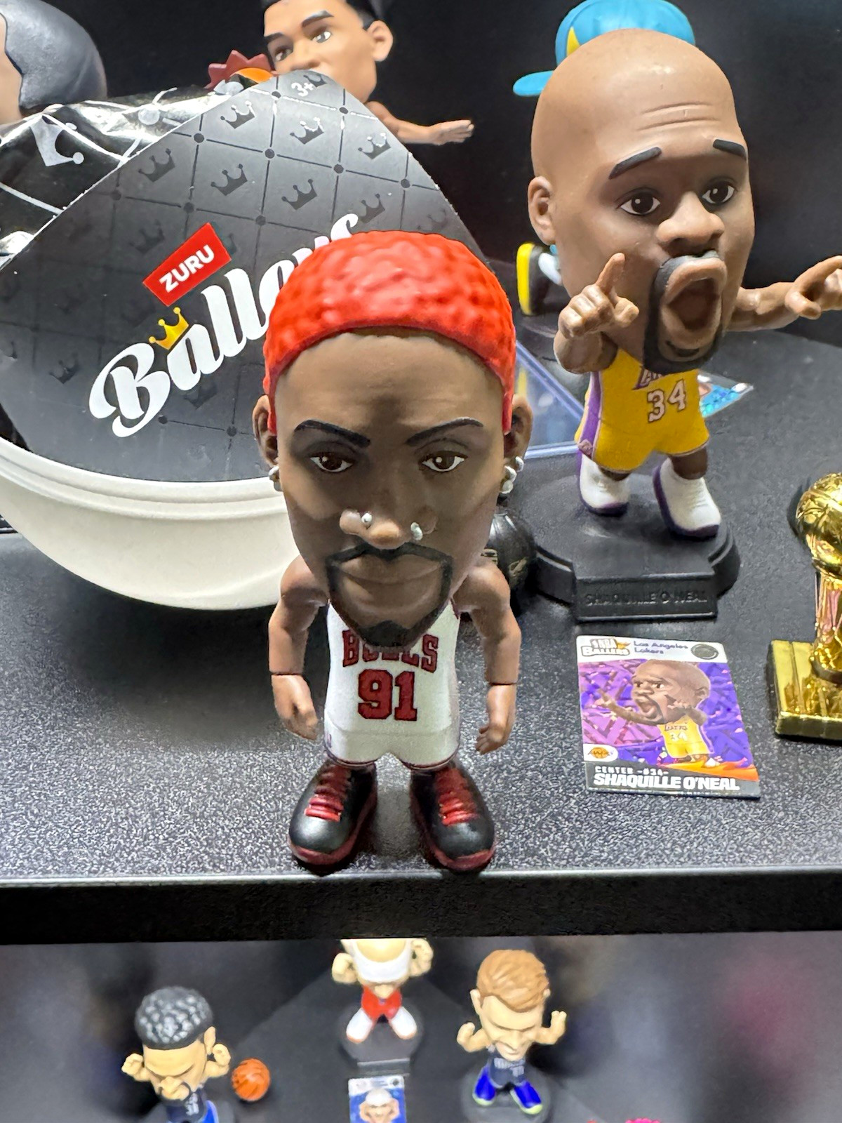 ZURU Ballers Dennis Rodman white jersey Plastic Figure Multicolor Basketball