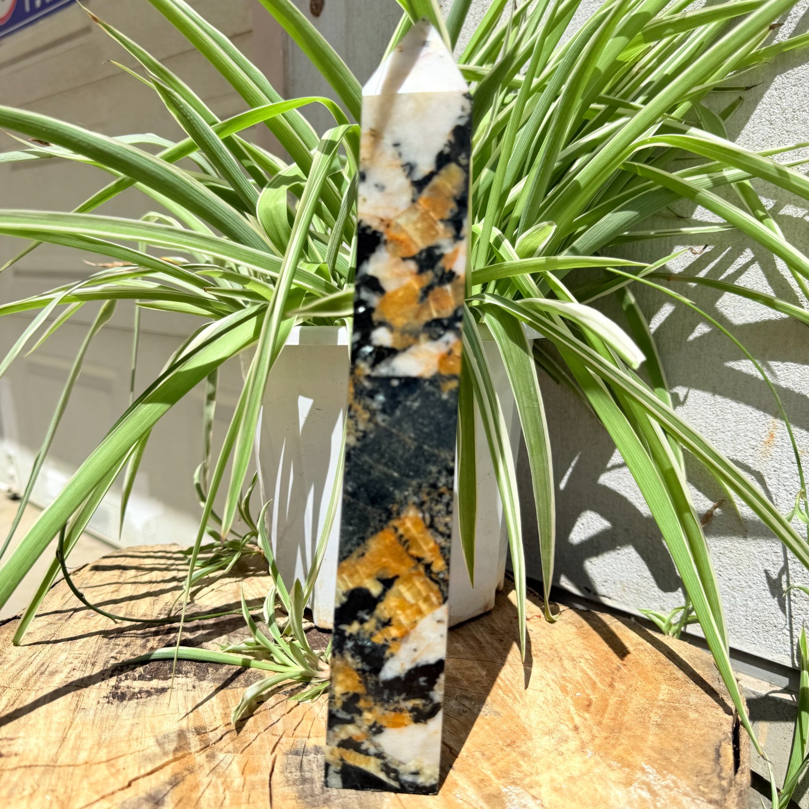 773g Natural Rare Yellow Tourmaline Black Orca With Topaz Point Crystal Healing 773g Natural Rare Yellow Tourmaline Black Orca With Topaz Point Crystal Healing