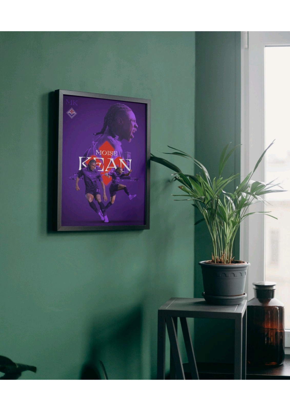 MOISE KEAN FLORENTINE POSTER WITH BLACK FRAME A3 (42x30CM) ir.dezign MOISE KEAN FLORENTINE POSTER WITH BLACK FRAME A3 (42x30CM) ir.dezign