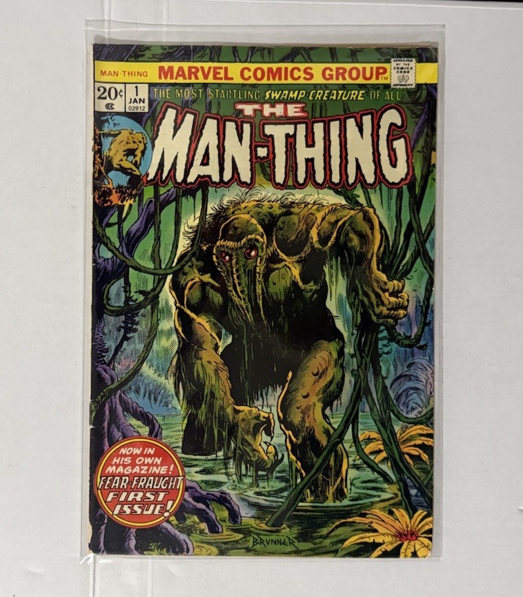 Man-Thing #1 Marvel Comics (1974) Bronze Age Key Issue Horror Man-Thing #1 Marvel Comics (1974) Bronze Age Key Issue Horror